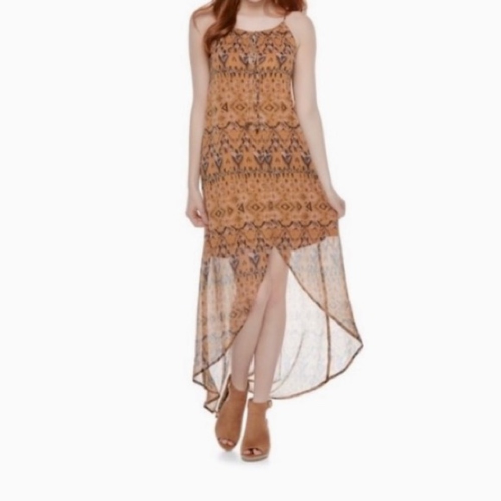 Aztec Print High Low Dress✨